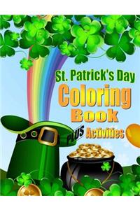 St. Patrick's Day Coloring Book For Kids PLUS Activities