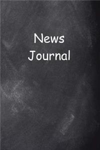 News Journal Chalkboard Design