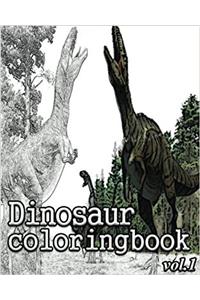 Dinosaur Coloring Book: 1