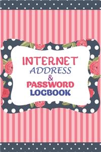 Internet Address & Password Logbook