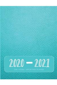 Daily Planner 2020-2021 Turquoise 15 Months Gratitude Hourly Appointment Calendar