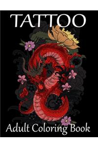 Tattoo Adult Coloring Book
