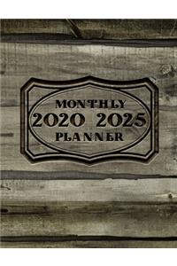 2020-2025 Monthly Planner