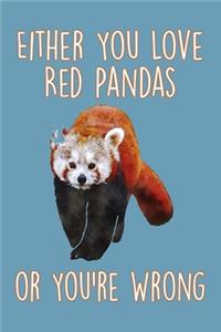 Either You Love Red Pandas Or You're Wrong