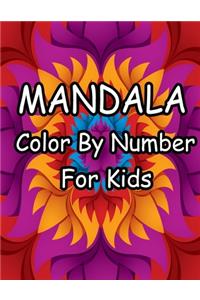 Mandala Color by Number for Kids