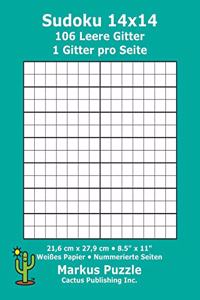 Sudoku 14x14 - 106 leere Gitter