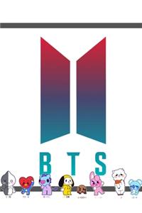 BTS WINGS With Bt21 School Composition Notebook for ARMYs