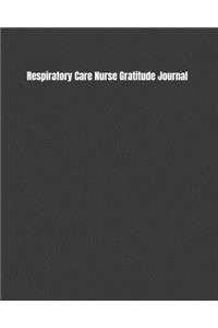 Respiratory Care Nurse Gratitude Journal