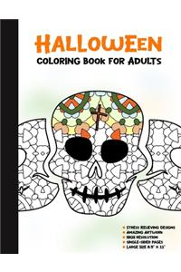 Halloween Coloring Book for Adults
