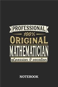 Professional Original Mathematician Notebook of Passion and Vocation