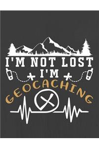I'm Not Lost I'm Geocaching