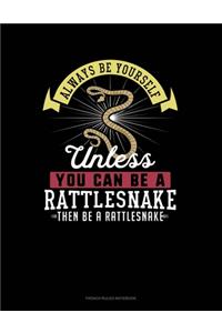 Always Be Yourself Unless You Can Be A Rattlesnake Then Be A Rattlesnake