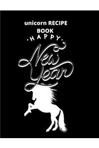 recipe book gift unicorn
