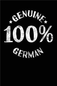 Genuine 100% German