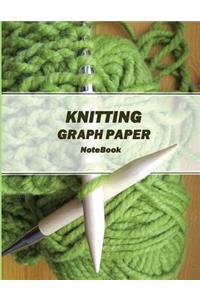Knitting Graph Paper Notebook: Yarn Stash, Ratio of 4 to 5, Used for Designing Your Own Knitting Patterns.