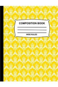 Wide Ruled Composition Book