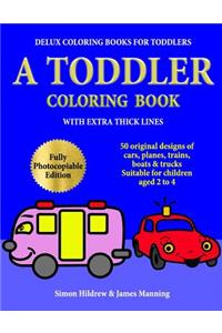 Delux Coloring Books for Toddlers