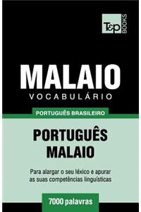Vocabulário Português Brasileiro-Malaio - 7000 palavras