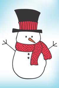 Snow Man Note Book Pink . Dots Personal Note Book