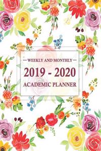 2019-2020 Academic Planner Weekly and Monthly