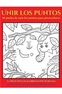 Juegos de mates para preescolar (48 puzles de unir los puntos para preescolares)