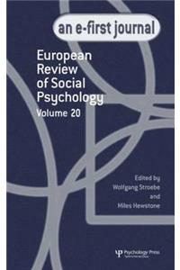 European Review of Social Psychology: Volume 20