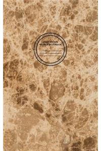 Light Brown Marble Notebook