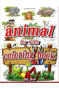 Animal for Kids Coloring Book