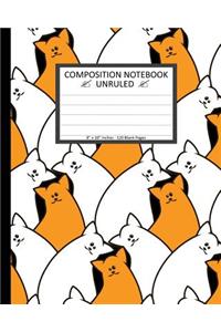 Unruled Composition Notebook 8