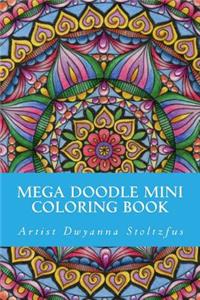 Mega Doodle Mini Coloring Book