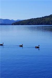 Leadership Journal Canadian Geese Mountain Lake