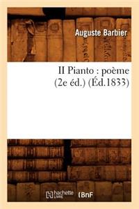 II Pianto: Poème (2e Éd.) (Éd.1833)