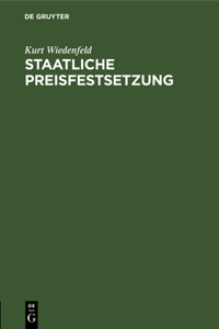 Staatliche Preisfestsetzung