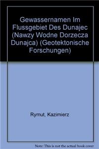 Gewassernamen Im Flussgebiet Des Dunajec