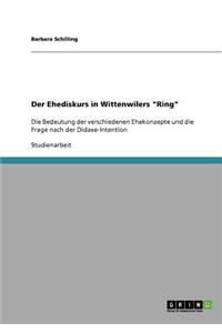 Der Ehediskurs in Wittenwilers Ring