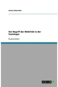 Der Begriff der Mobilität in der Soziologie