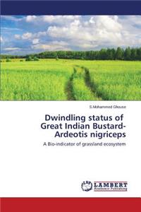 Dwindling status of Great Indian Bustard- Ardeotis nigriceps