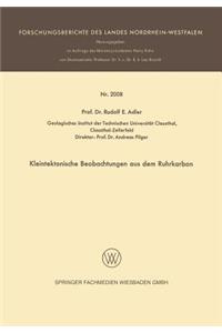 Kleintektonische Beobachtungen aus dem Ruhrkarbon