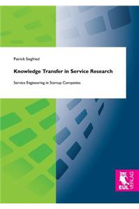 Knowledge Transfer in Service Research