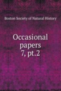 Occasional papers