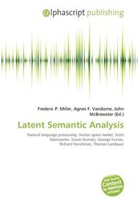 Latent Semantic Analysis
