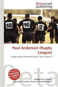 Paul Anderson (Rugby League)
