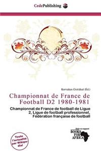Championnat de France de Football D2 1980-1981