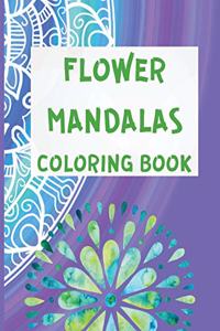 Flower Mandalas Coloring Book
