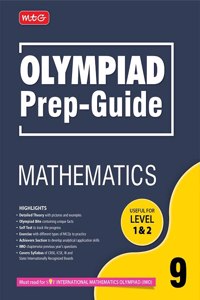 MTG Olympiad Prep-Guide Mathematics Class 9 - Detailed Theory, Self Test with IMO Chapterwise Previous Year Question Paper For SOF 2023-24 Exam MTG Editorial Board