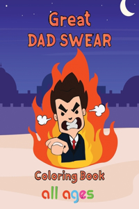 Great Dad Swear Coloring Book all ages