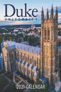 Duke University: 2021 Wall Calendar - 8.5"x11", 12 Months