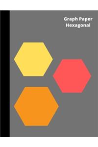 Hexagonal Graph Paper Composition Notebook
