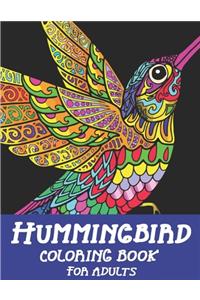 Hummingbird Coloring Book for Adults