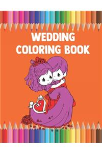 Wedding Coloring Book: Fun Express Wedding Day Kids Activity Books